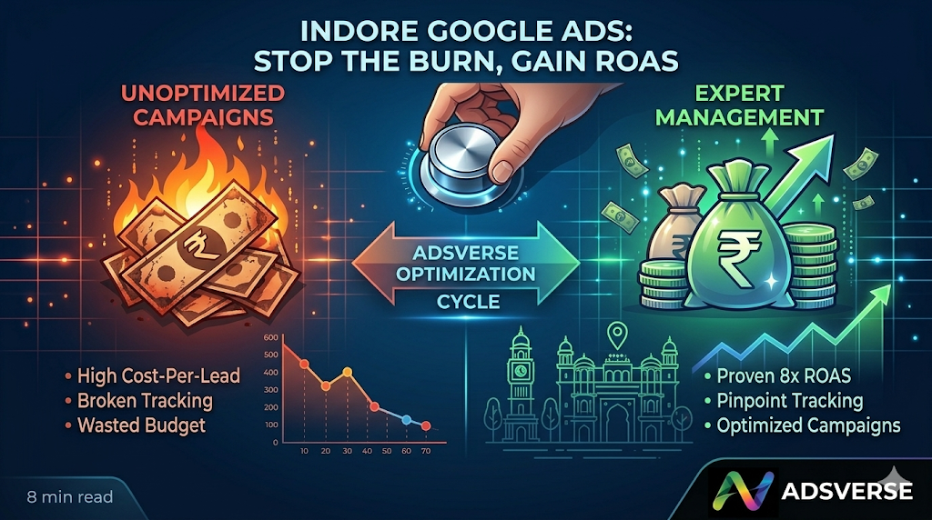 Google Ads Management in Indore: Why Most Campaigns Burn Money — and How to Fix It