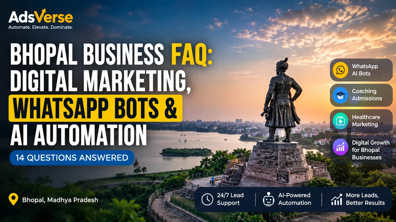 Bhopal Business FAQ: Digital Marketing, WhatsApp Bots and AI Automation — 14 Questions Answered