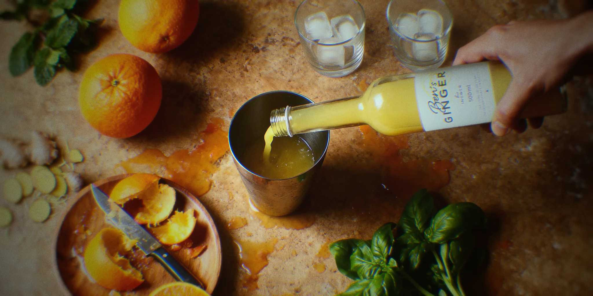 Ben's Ginger Cocktail Panorama