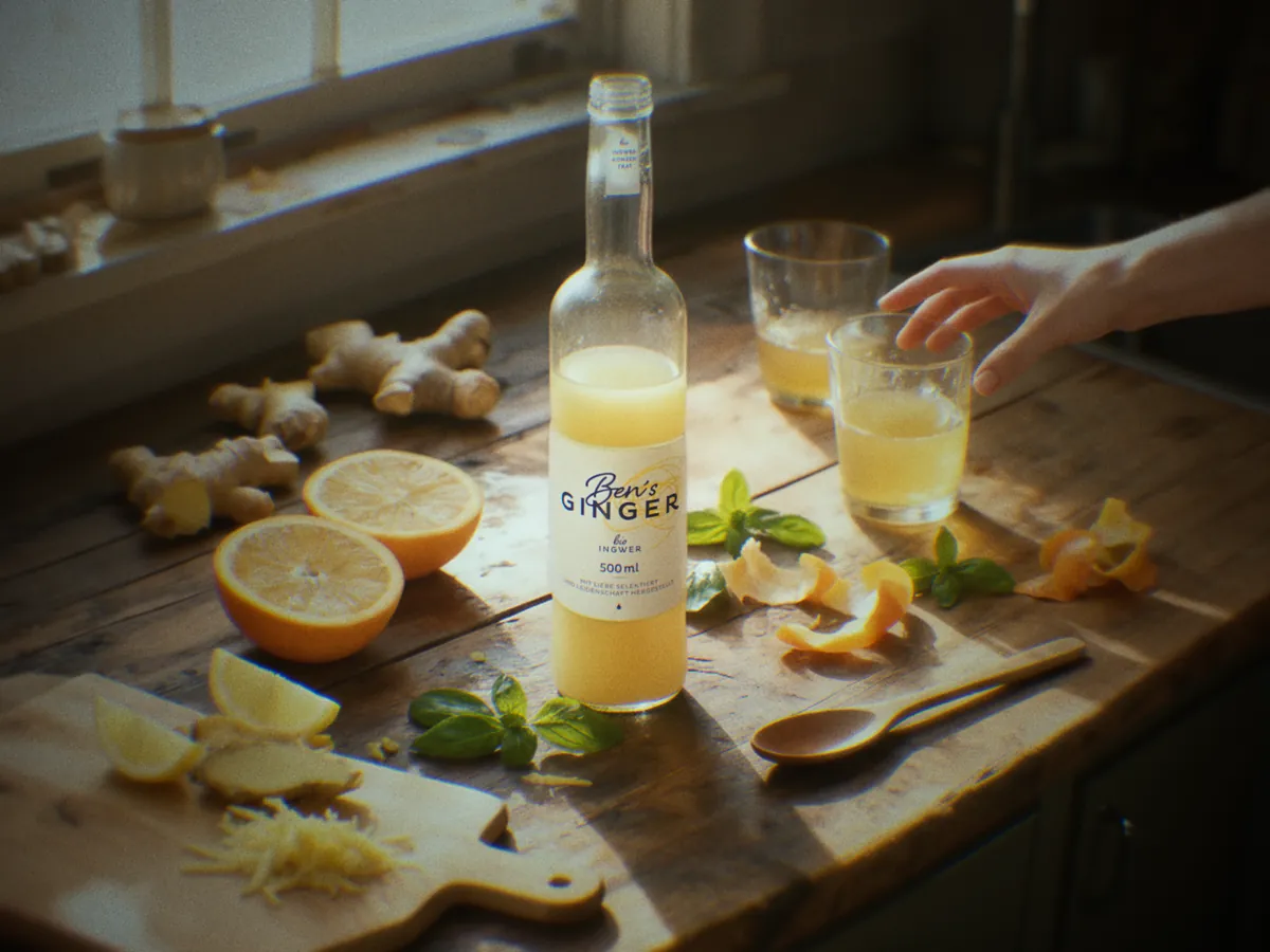 Ben's Ginger Drink Produktshot