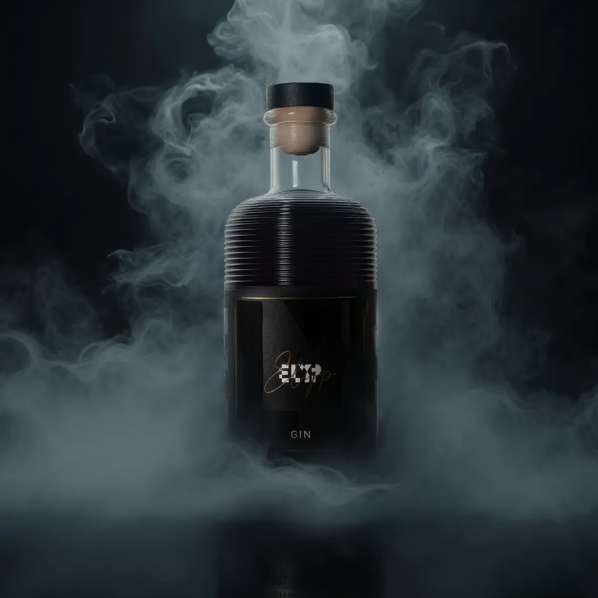 Elyp Black Gin in mystischer Nebelszene