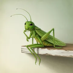 Portrait illustration of The Talking Cricket from The Adventures of Pinocchio