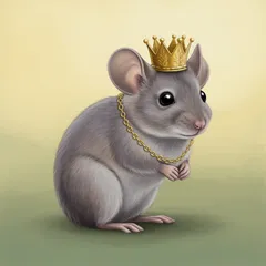 Portrait illustration of The Queen of the Field Mice from The Wonderful Wizard of Oz