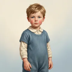 Portrait illustration of The Boy from The Velveteen Rabbit