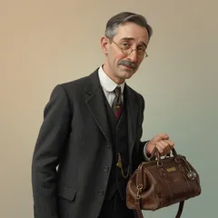 Portrait illustration of The Doctor from The Velveteen Rabbit