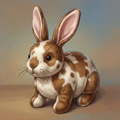 Portrait illustration of The Velveteen Rabbit from The Velveteen Rabbit