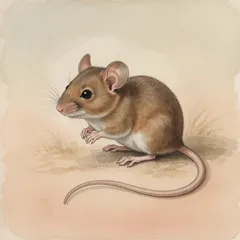 Portrait illustration of The Mouse from Aesop's Fables