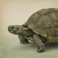 Portrait illustration of The Tortoise from Aesop's Fables