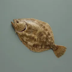 Portrait illustration of The Enchanted Flounder from Grimm's Fairy Tales