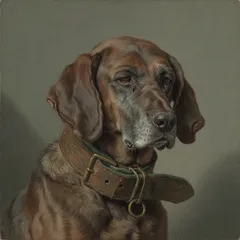 Portrait illustration of The Hound from Grimm's Fairy Tales