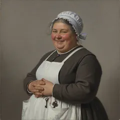 Portrait illustration of The Shoemaker's Wife from Grimm's Fairy Tales