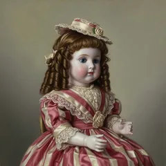 Portrait illustration of Emily from A Little Princess