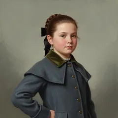 Portrait illustration of Janet from A Little Princess
