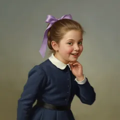 Portrait illustration of Jessie from A Little Princess