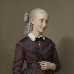 Portrait illustration of Lavinia Herbert from A Little Princess