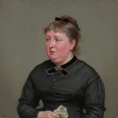 Portrait illustration of Miss Amelia from A Little Princess