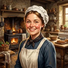 Portrait illustration of Martha Sowerby from The Secret Garden
