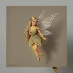 Portrait illustration of Tinker Bell from Peter Pan (Peter and Wendy)