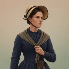 Portrait illustration of Dete from Heidi