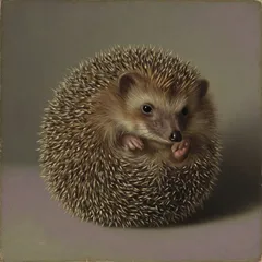 Portrait illustration of Stickly-Prickly Hedgehog from Just So Stories