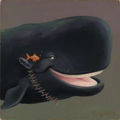 Portrait illustration of The Whale from Just So Stories