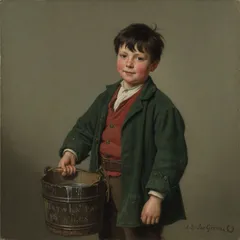 Portrait illustration of Joe Green from Black Beauty