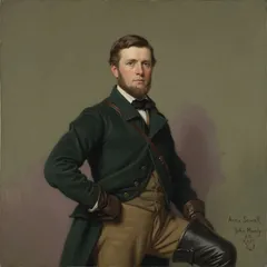 Portrait illustration of John Manly from Black Beauty