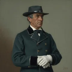 Portrait illustration of York from Black Beauty