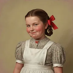 Portrait illustration of Josie Pye from Anne of Green Gables