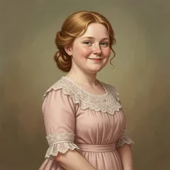 Portrait illustration of Mrs. Allan from Anne of Green Gables