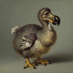 Portrait illustration of The Dodo from Alice's Adventures in Wonderland