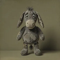 Portrait illustration of Eeyore from Winnie-the-Pooh