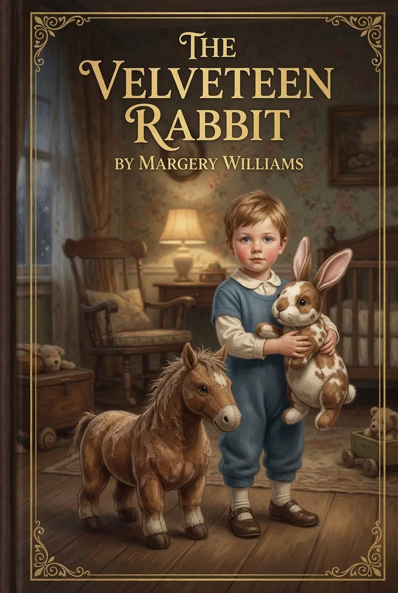 Cover illustration for The Velveteen Rabbit