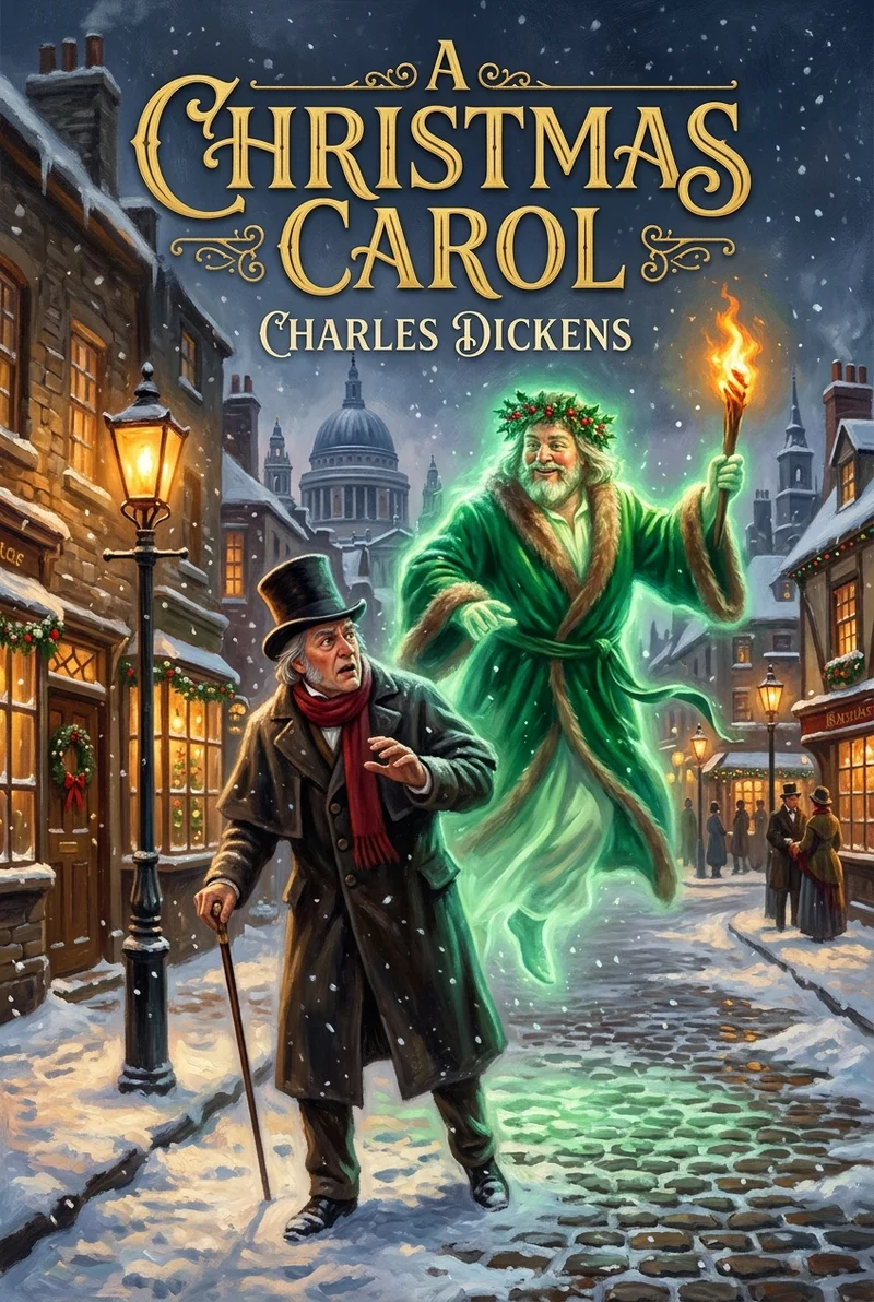 Cover illustration for A Christmas Carol