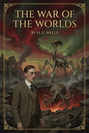Cover illustration for The War of the Worlds