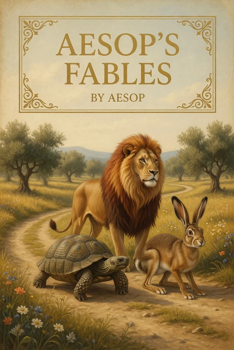 Cover illustration for Aesop's Fables