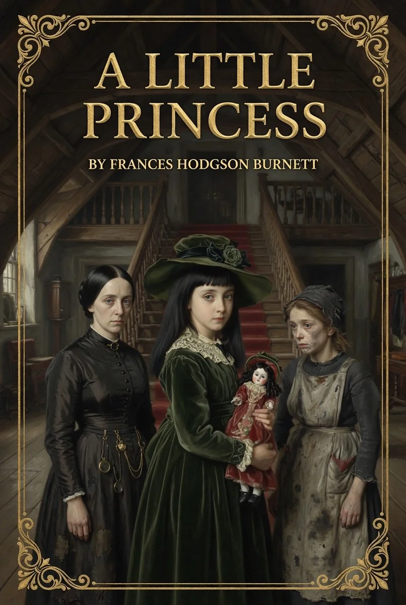 Cover illustration for A Little Princess