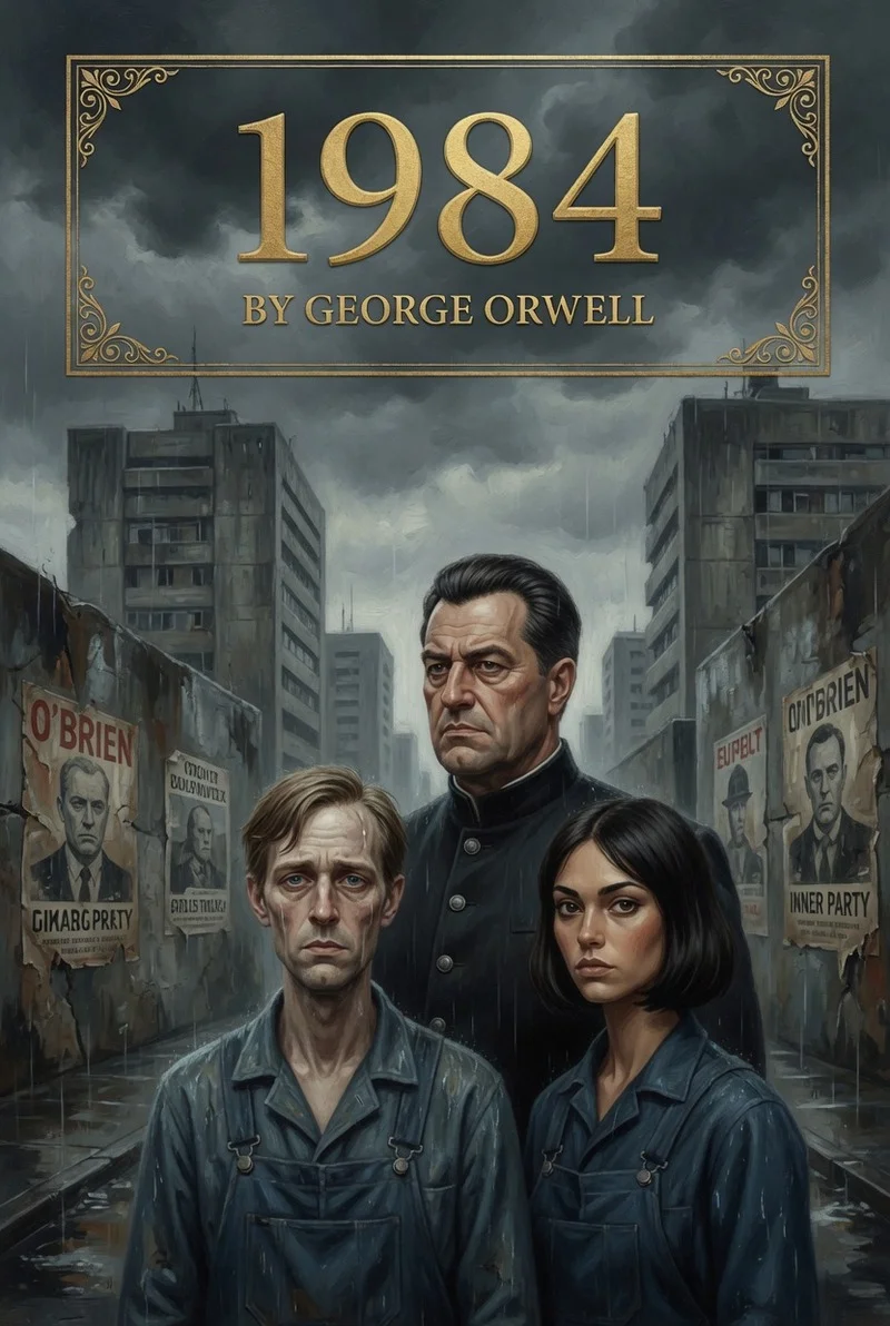 Cover illustration for 1984