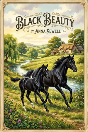 Cover illustration for Black Beauty