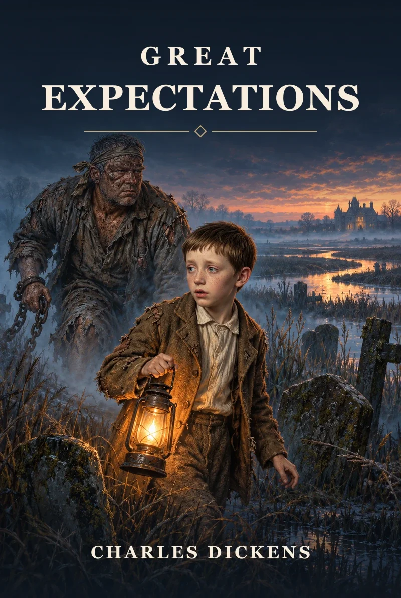 Cover illustration for Great Expectations