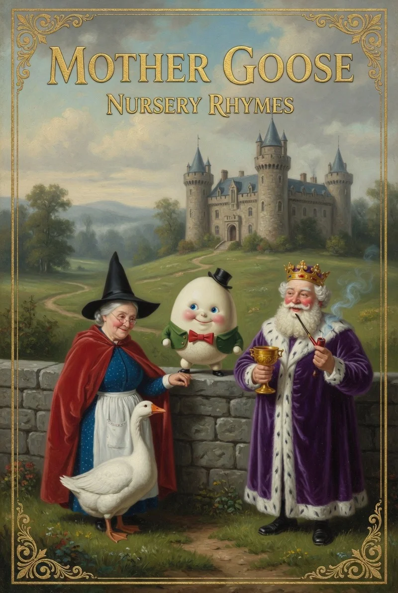 Cover illustration for Mother Goose Nursery Rhymes