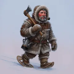 Portrait illustration of Henry from White Fang