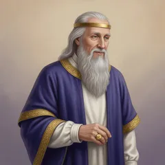 Portrait illustration of King Duncan from Macbeth