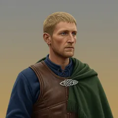 Portrait illustration of Macduff from Macbeth