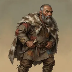Portrait illustration of Eumaeus from The Odyssey