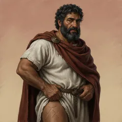 Portrait illustration of Odysseus from The Odyssey