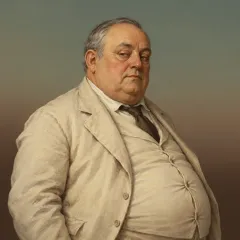 Portrait illustration of The Manager’s Uncle from Heart of Darkness