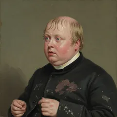 Portrait illustration of The Curate from The War of the Worlds