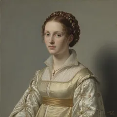 Portrait illustration of Desdemona from Othello