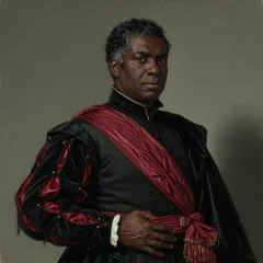 Portrait illustration of Othello from Othello